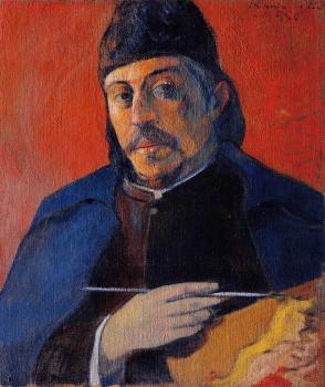 Paul Gauguin : Self Portrait with Palette